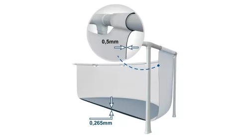 Intex Vízforgatós medence szett, fémvázas 305x76 cm INTEX PRISM FRAME POOL 26702 