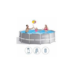   Intex Vízforgatós medence szett, fémvázas 366 x 99 cm - INTEX PRISM FRAME POOL 26716 