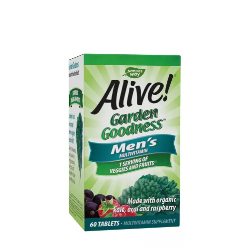 Nature's Way Alive! Garden Goodness for Men - Multivitamin Férfiaknak 60 Tabletta