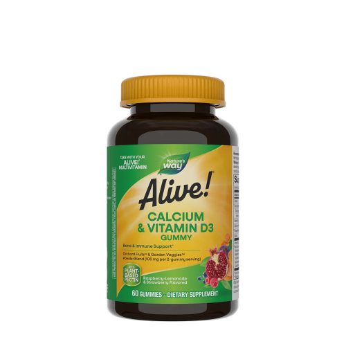 Nature's Way Alive!® Calcium + D3 Gummies 60 Gumicukor