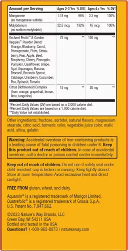 Nature's Way Alive!® Kids Chewable Multivitamin 120 Rágótabletta