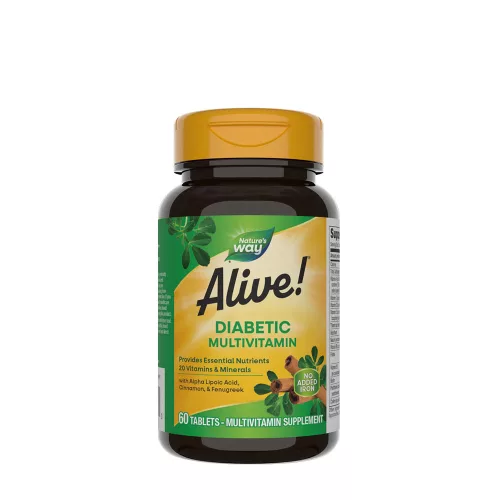 Nature's Way Alive!® Diabetic Multivitamin 60 Tabletta
