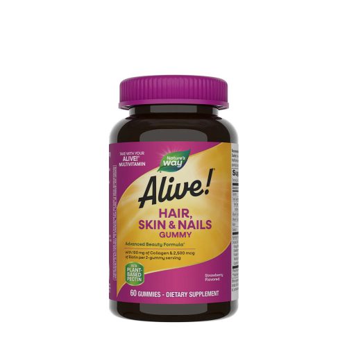 Nature's Way Alive!® Hair, Skin & Nails Gummies 60 Gumicukor