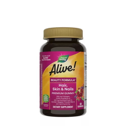 Nature's Way Alive!® Hair, Skin & Nails Gummies 60 Gumicukor