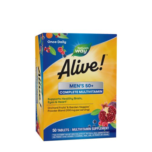 Nature's Way Alive!® Men's 50+ Complete Multivitamin 50 Tabletta
