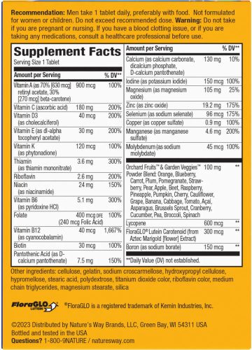 Nature's Way Alive!® Men's 50+ Complete Multivitamin 50 Tabletta
