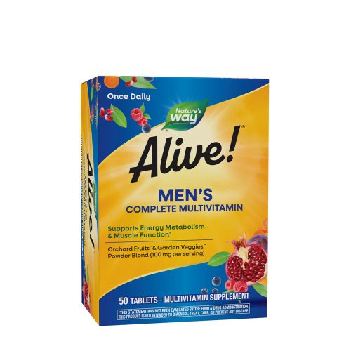 Nature's Way Alive!® Men’s Complete Multivitamin 130 Tabletta