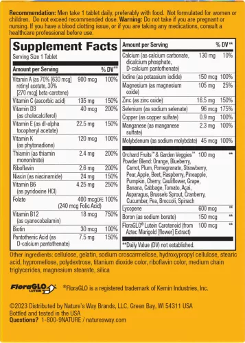 Nature's Way Alive!® Men’s Complete Multivitamin 130 Tabletta