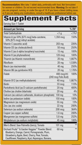 Nature's Way Alive!® Men’s Ultra Multivitamin 60 Tabletta