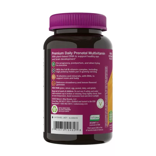 Nature's Way Alive!® Premium Prenatal Gummies - Terhes Vitamin Gumicukor 75 Gumicukor