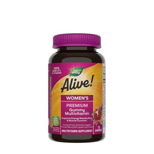 Nature's Way Alive!® Premium Women’s Gummy Multivitamin 75 Gumicukor