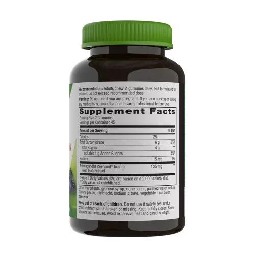 Nature's Way Ashwagandha Gummies 90 Gumicukor