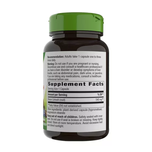 Nature's Way Black Cohosh Root 100 Kapszula