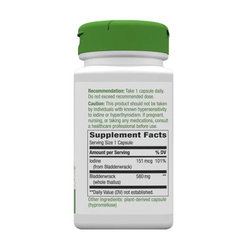 Nature's Way Bladderwrack - Hólyagmoszat Kapszula 100 Kapszula