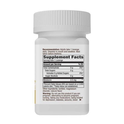 Nature's Way Melatonin Lozenges 100 Szopogató Tabletta