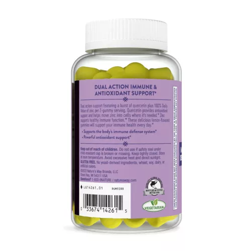Nature's Way Quercetin Gummies with Zinc 60 Gumicukor