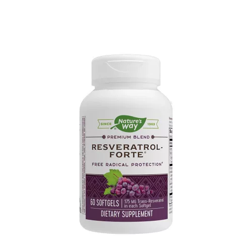 Nature's Way Resveratrol-Forte® 60 Lágykapszula