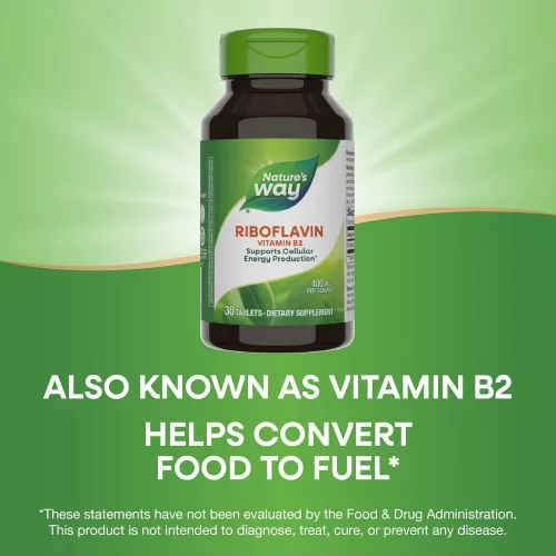 Nature's Way Riboflavin Vitamin B2 30 Tabletta