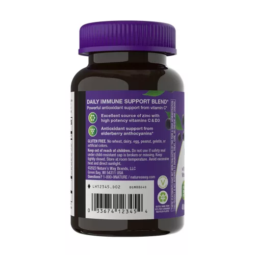 Nature's Way Sambucus Gummies 60 Gumicukor