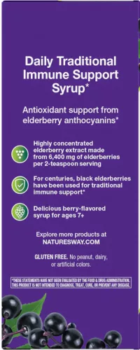 Nature's Way Sambucus Traditional Immune Syrup 120 ml