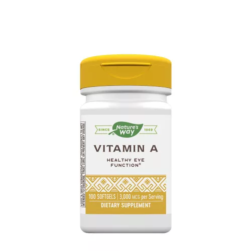 Nature's Way Vitamin A 100 Lágykapszula