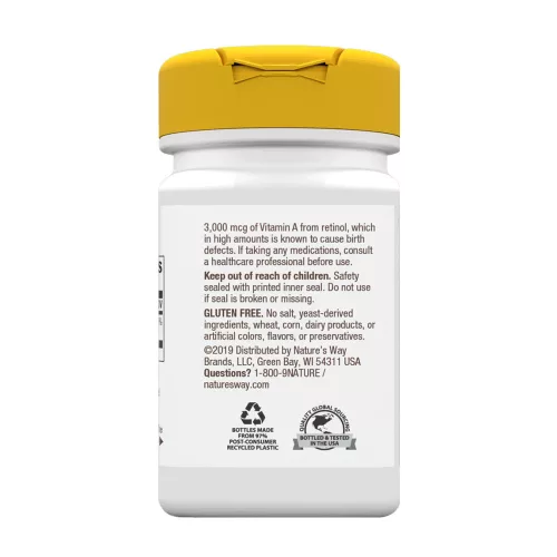 Nature's Way Vitamin A 100 Lágykapszula