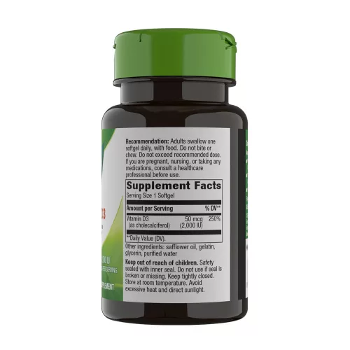 Nature's Way Vitamin D3 120 Lágykapszula