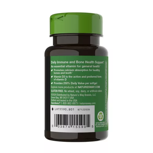 Nature's Way Vitamin D3 120 Lágykapszula