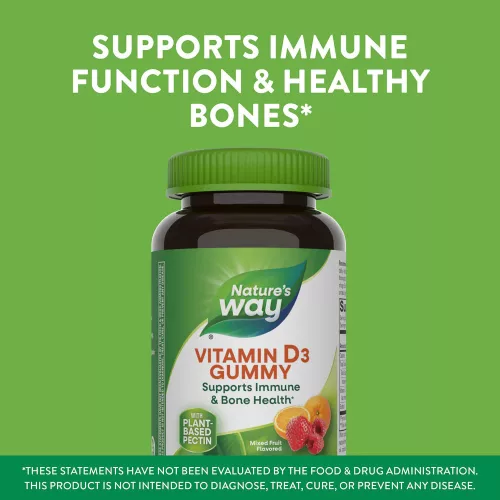 Nature's Way Vitamin D3 Gummies 120 Gumicukor