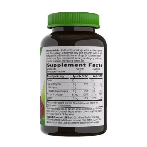 Nature's Way Zinc Gumicukor 120 Gumicukor