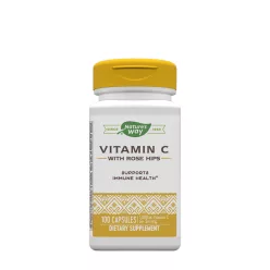   Nature's Way Vitamin C with Rose Hips - C-Vitamin Csipkebogyóval 100 Kapszula