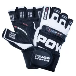   Power System Gloves No Compromise - Edzőkesztyű Fehér/Fekete