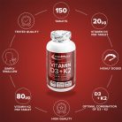 Ironmaxx Vitamin D3 + K2 150 Tabletta
