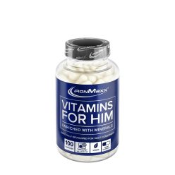 Ironmaxx Vitamin For Him - Vitamin Férfiaknak 100 Kapszula