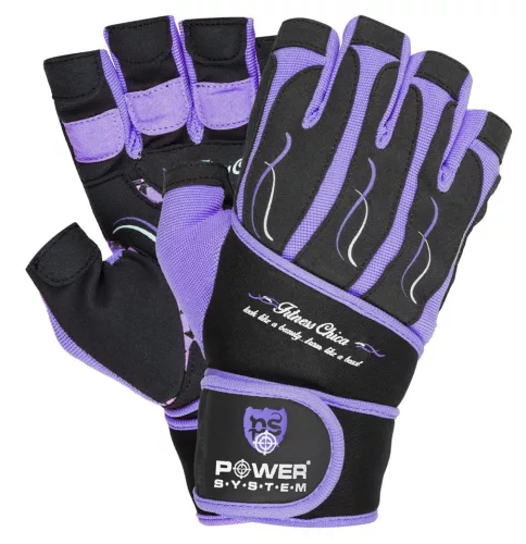 Power System Gloves Fitness Chica - Női Edzőkesztyű Lila