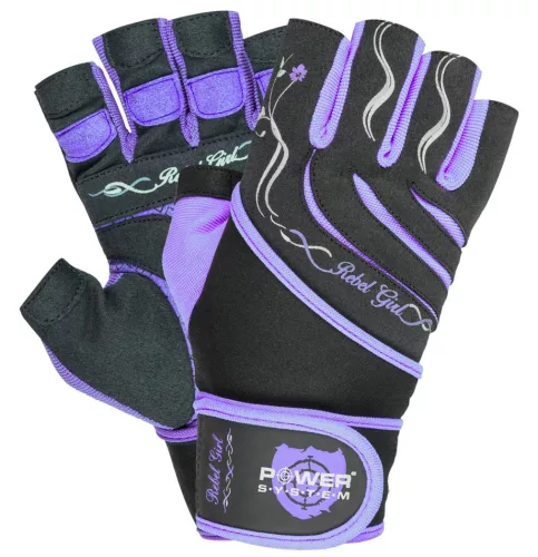 Power System - Gloves Rebel Girl - Női Edzőkesztyű Lila