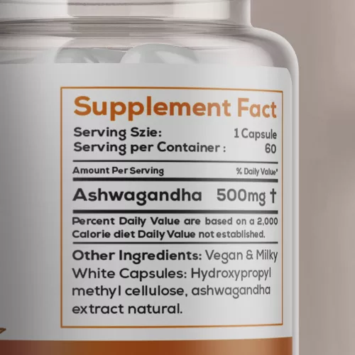 Oly Ashwagandha 500 mg 60 Kapszula
