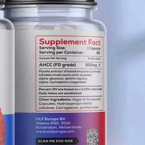 Oly AHCC 500 mg 60 Kapszula