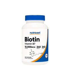 Nutricost Biotin 10.000 mcg 240 Kapszula
