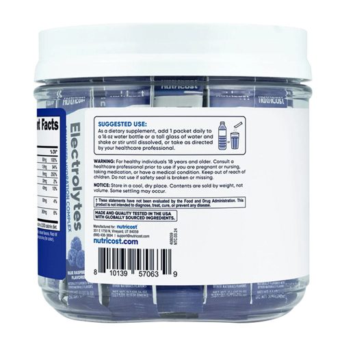 Nutricost Electrolytes Hydration Stick Packs 156 g