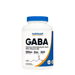 Nutricost Gaba+B6 500 mg 240 Kapszula