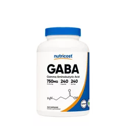 Nutricost Gaba 750 mg 240 Kapszula