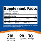 Nutricost Magnesium Glycinate 210 mg 90 Kapszula