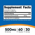 Nutricost NMN 500 mg 60 Kapszula