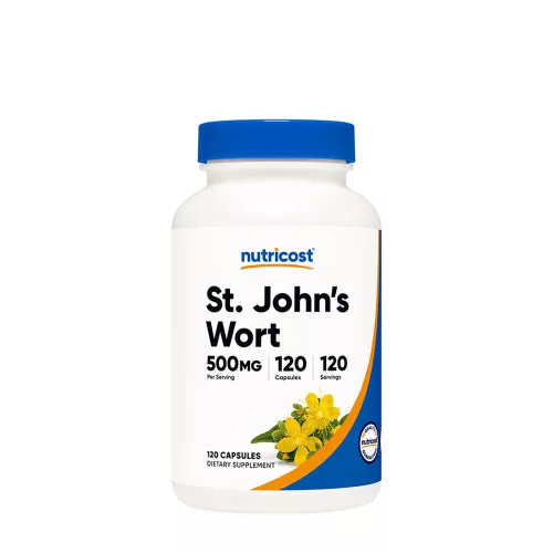 Nutricost St. John's Wort 500 mg - Közönséges Orbáncfű 120 Kapszula
