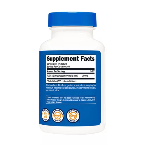 Nutricost Tudca 250 mg 60 Kapszula