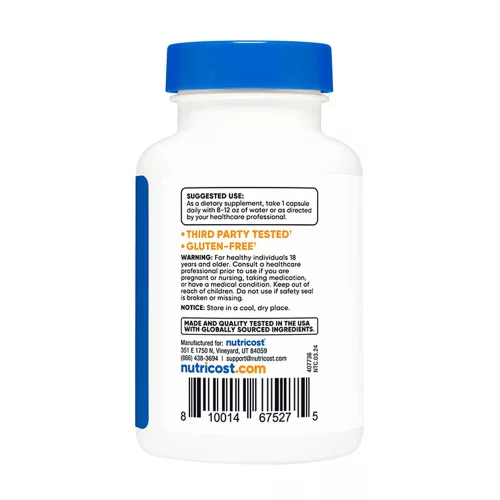 Nutricost Tudca 250 mg 60 Kapszula