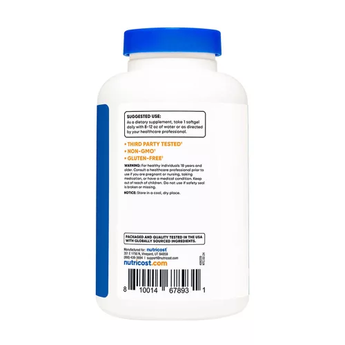 Nutricost Ubiquinol 100 mg 120 Lágykapszula