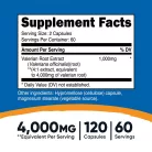 Nutricost Valerian Root 4.000 mg 120 Kapszula