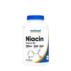 Nutricost Vitamin B3 Niacin 100 mg 240 Kapszula